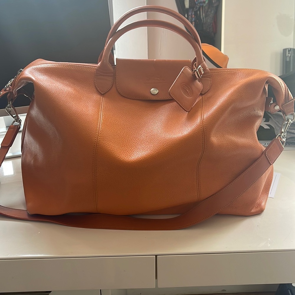 LONGCHAMP travel bag orange
